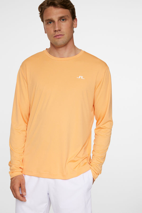 Ade T-shirt LS / Mock Orange