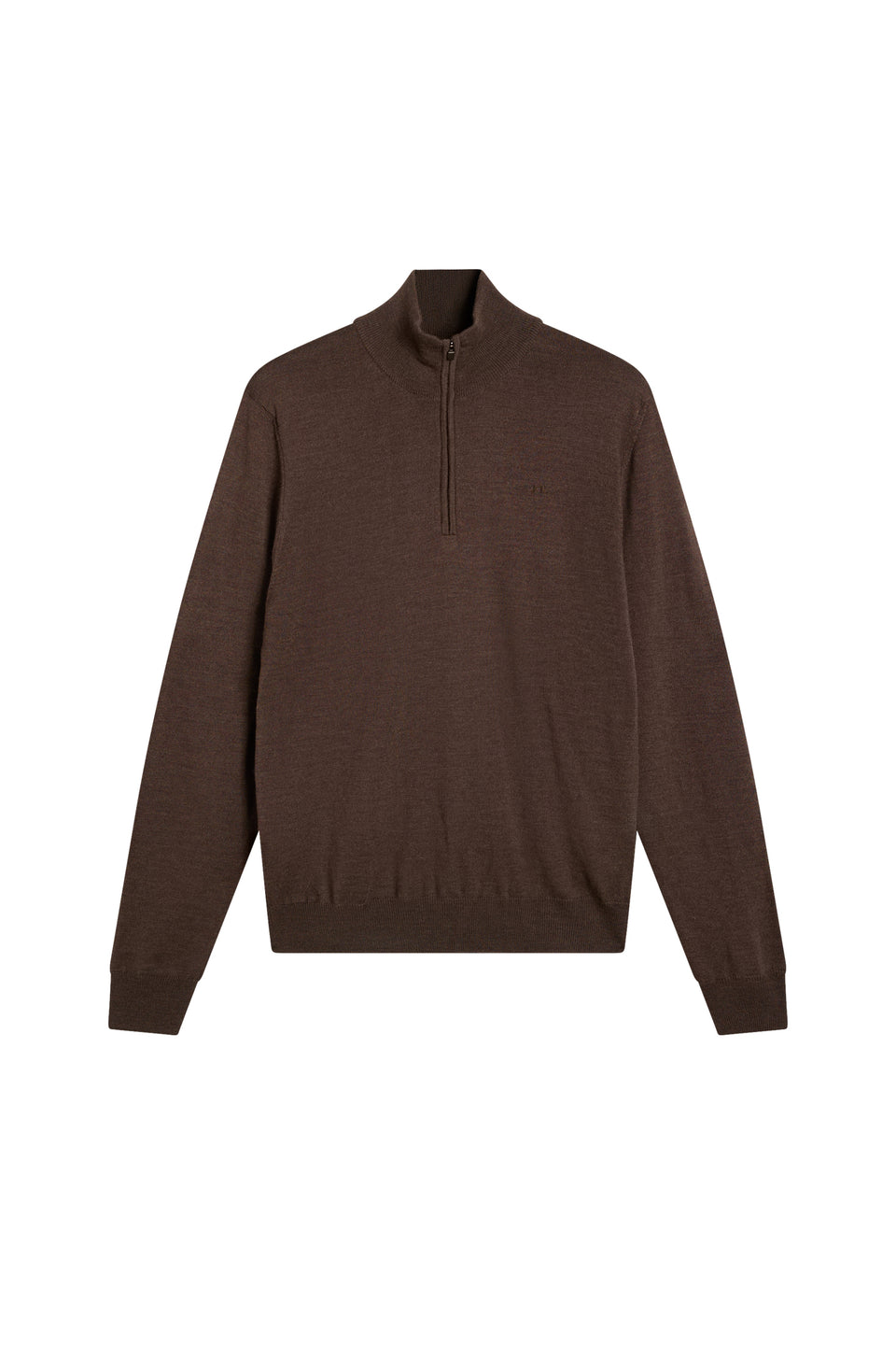 Kiyan Quarter Zip Sweater / Seal Brown Melange