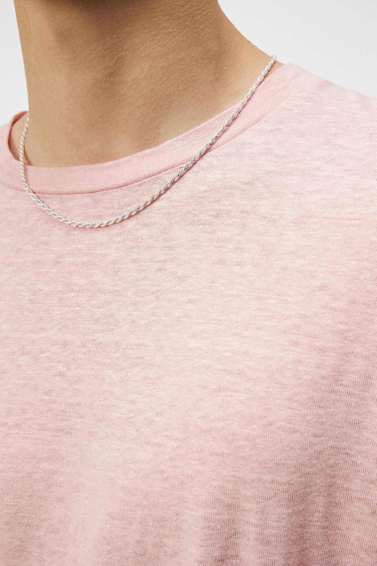 Coma Linen Tee / Powder Pink