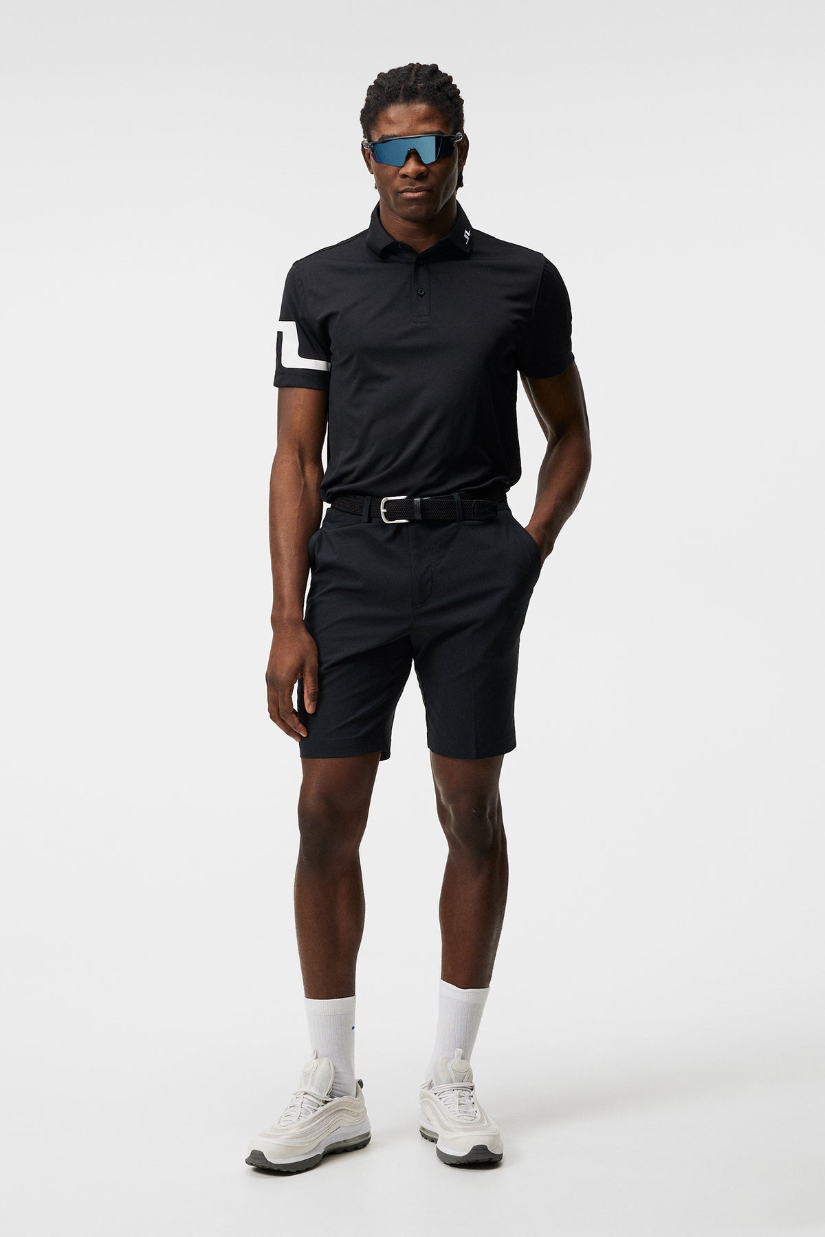 Heath Regular Fit Golf Polo / Black