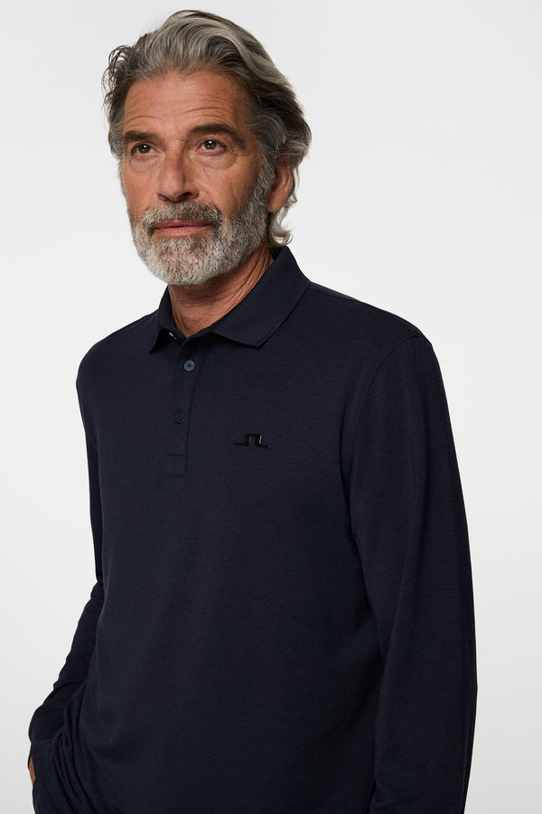 Florian LS Polo / Navy Melange
