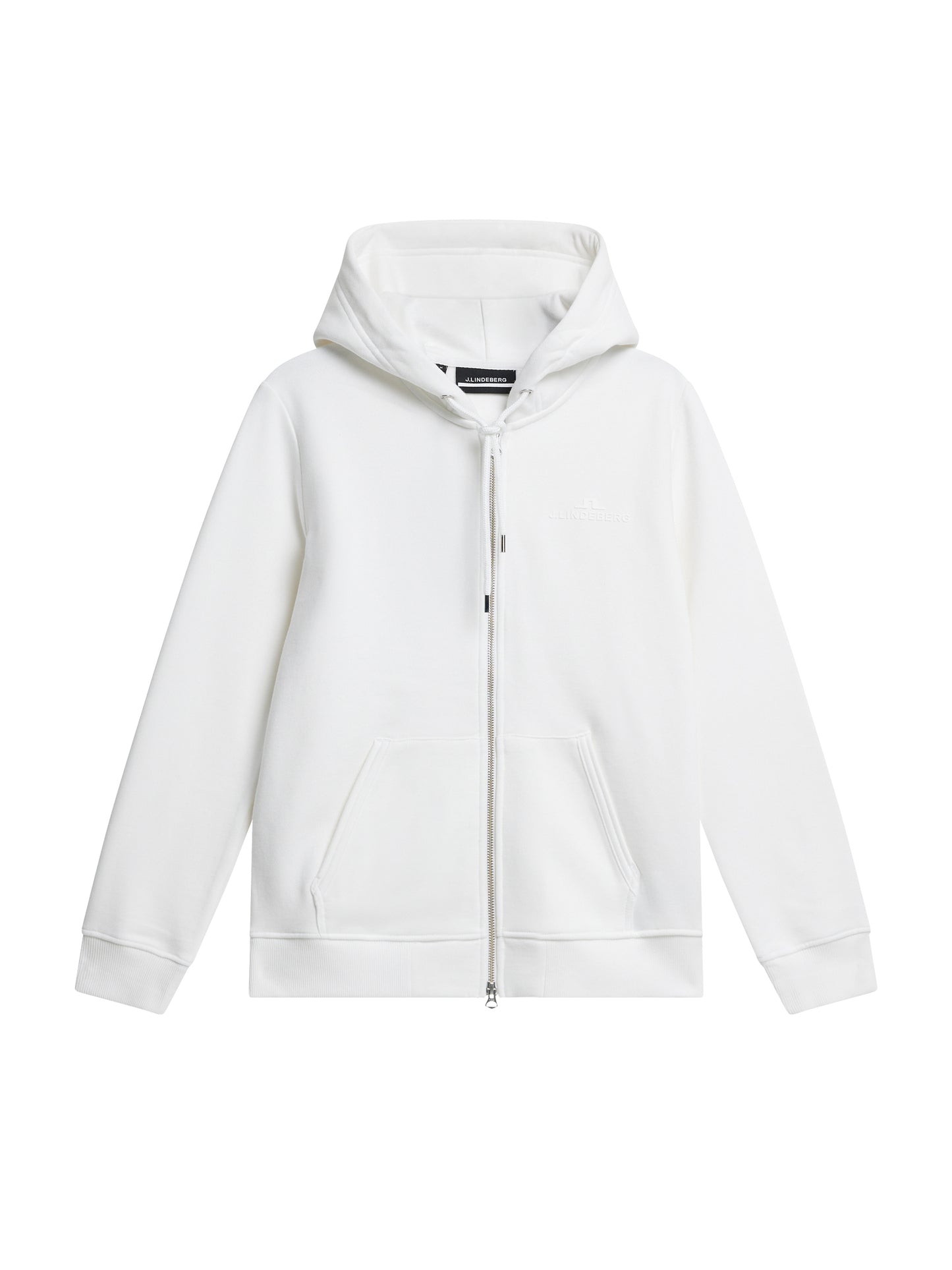 W Alpha Zip Hood / White