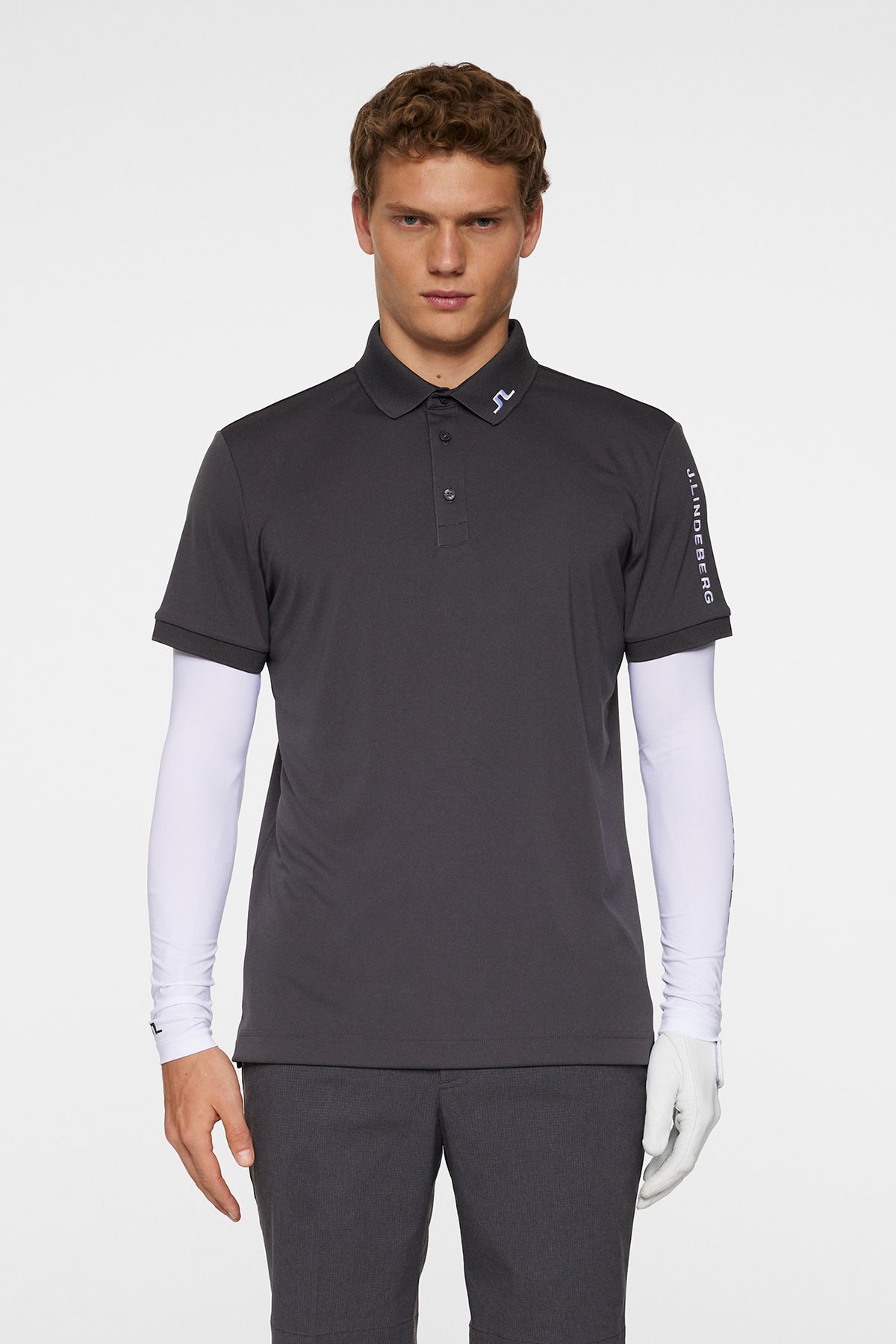 Tour Tech Slim Fit Polo / Asphalt