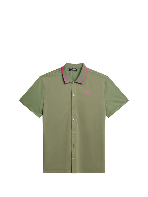 Fryes Regular Fit Polo / Oil Green