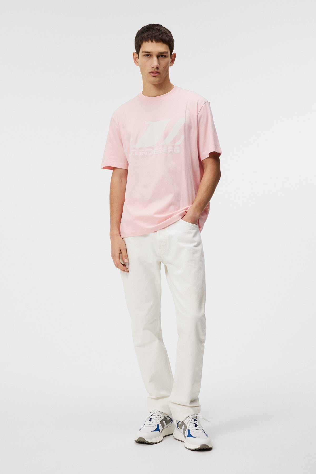 Parcy Logo Tee / Powder Pink