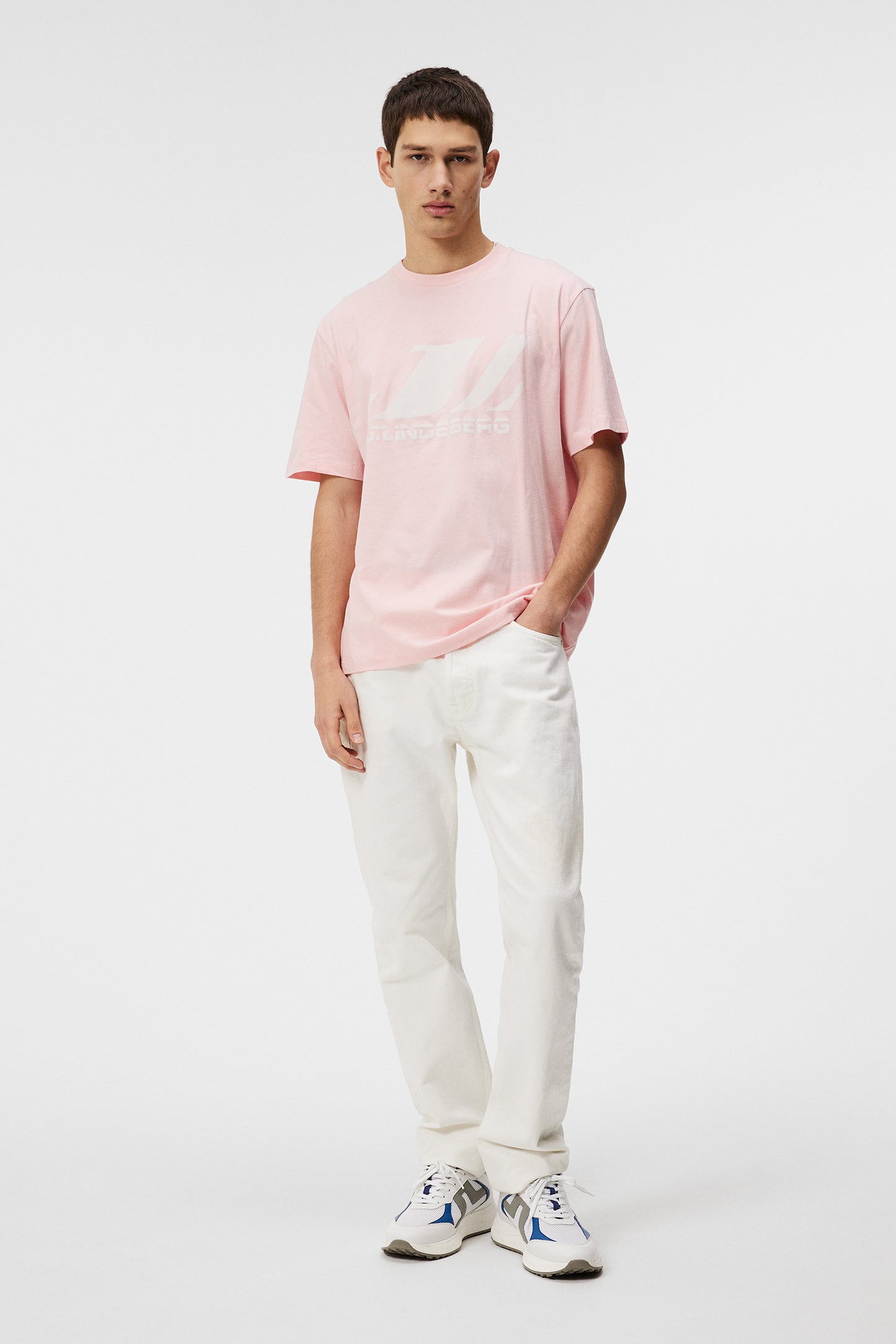 Parcy Logo Tee / Powder Pink