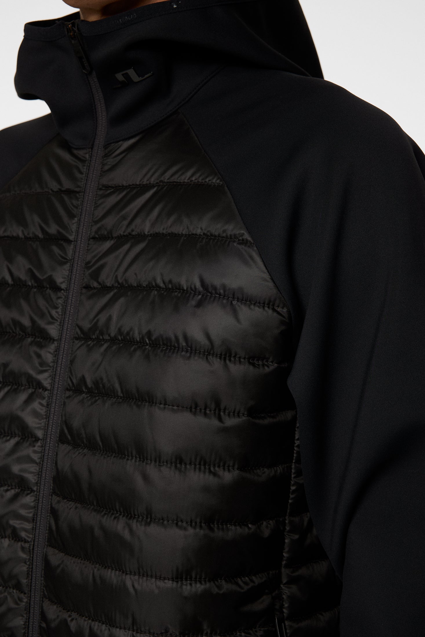 Hayden Quilt Hybrid Hood / Black – J.Lindeberg