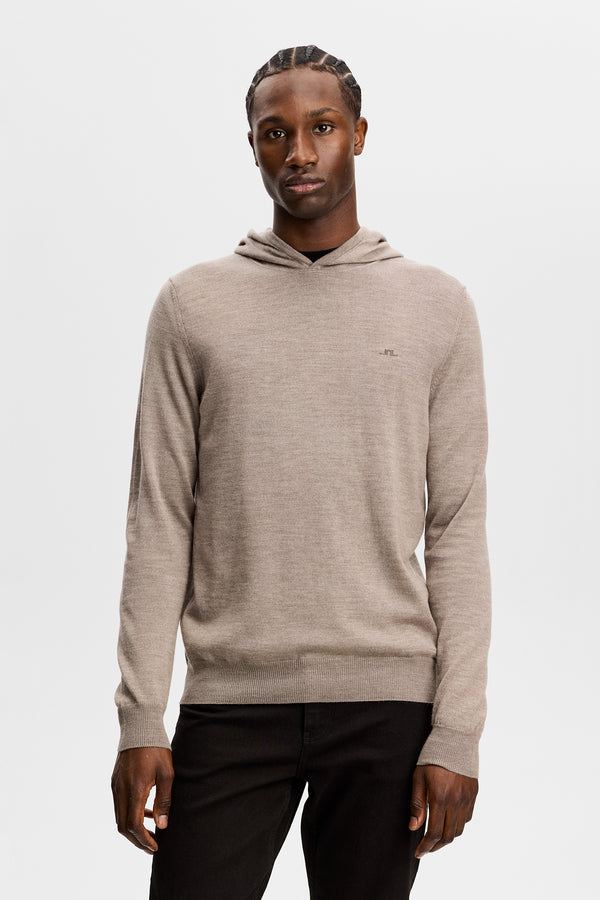 Karl Merino Hoodie / Brindle Melange