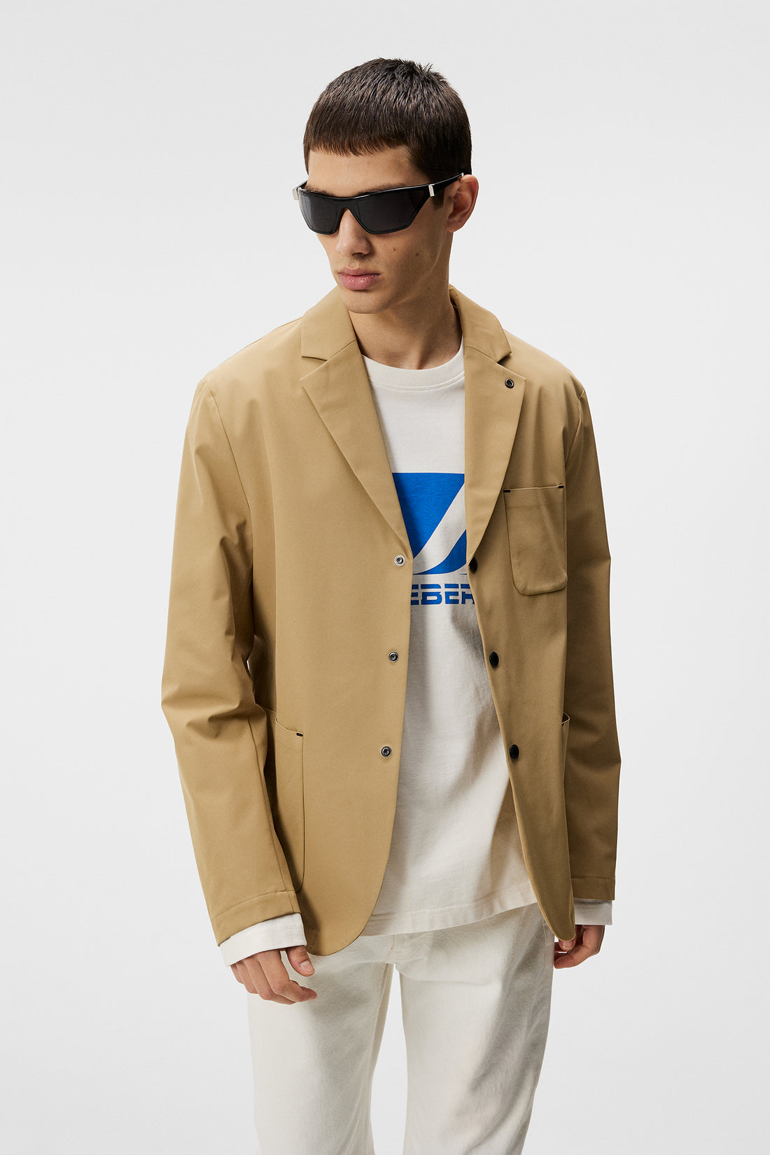 Barry' Cableknit Wool Blazer