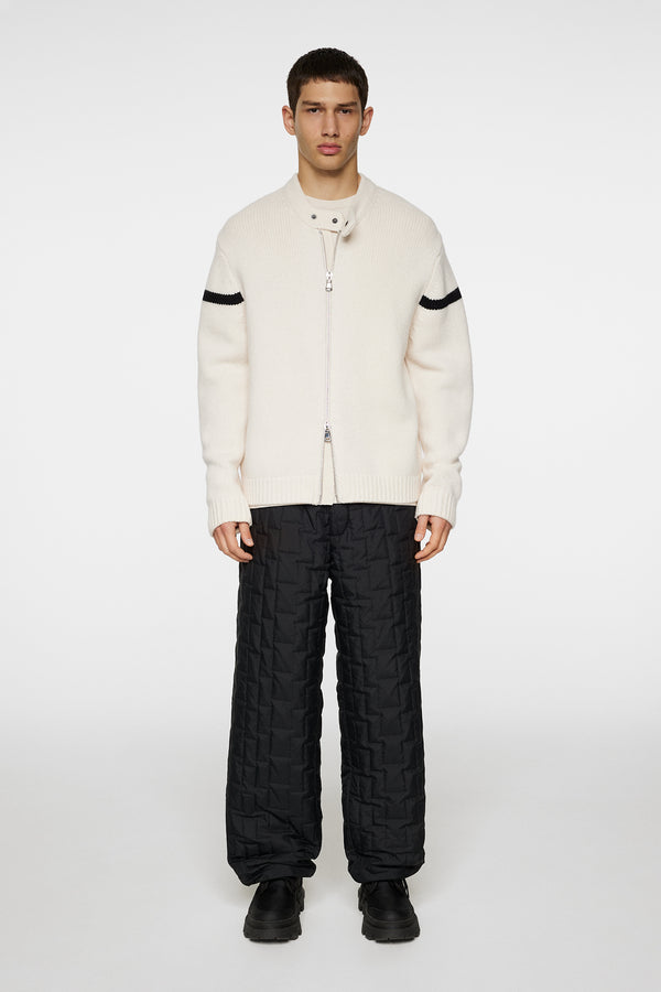 Kessler Biker Zip Knit / Moonbeam