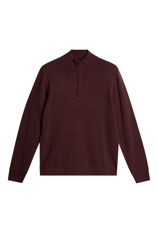 Kiyan Merino Quarter Zip / Huckleberry