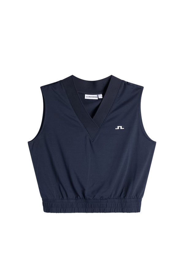 Liny Sleeveless Top / JL Navy