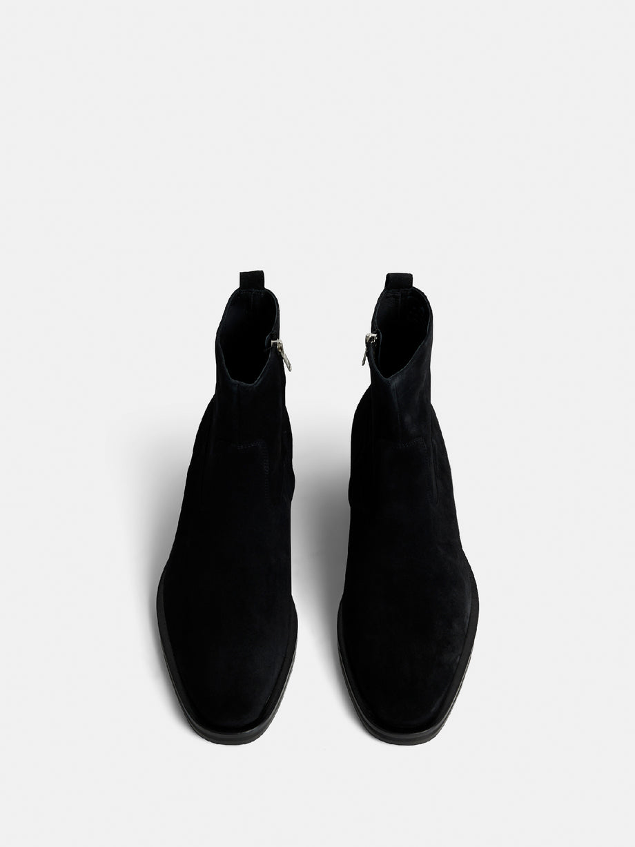 Wyatt Suede Boots / Black