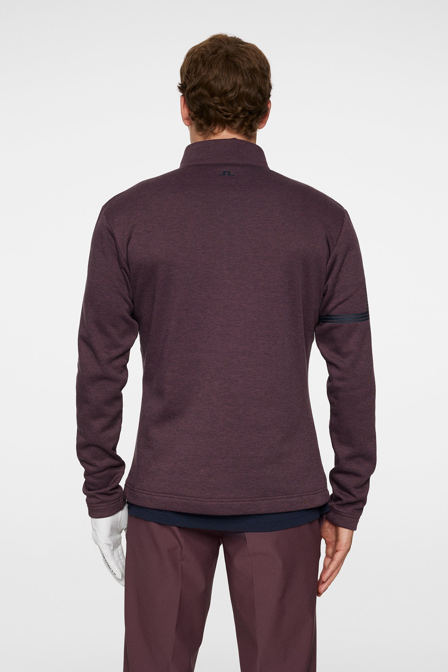 Heath Strike Mid Layer / Huckleberry melange | J.Lindeberg Official