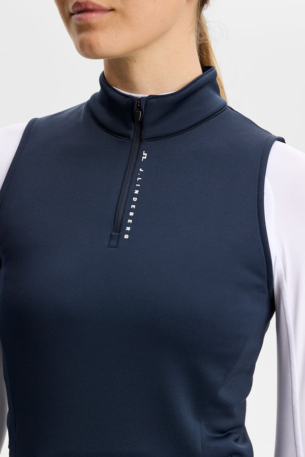 Jess Jersey Vest  / JL Navy