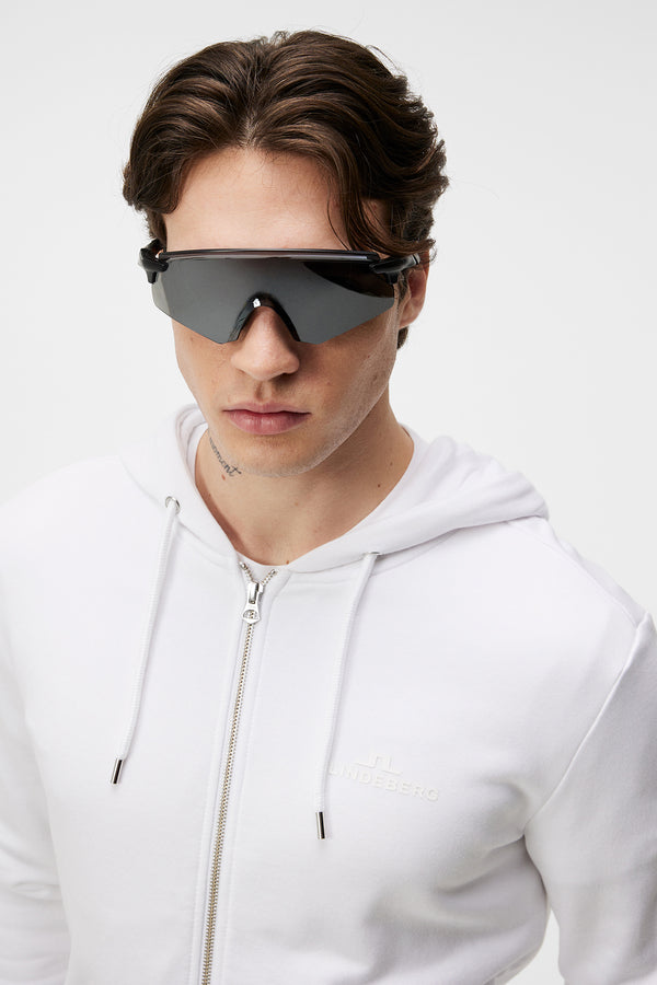 Alpha Zip Hood / White
