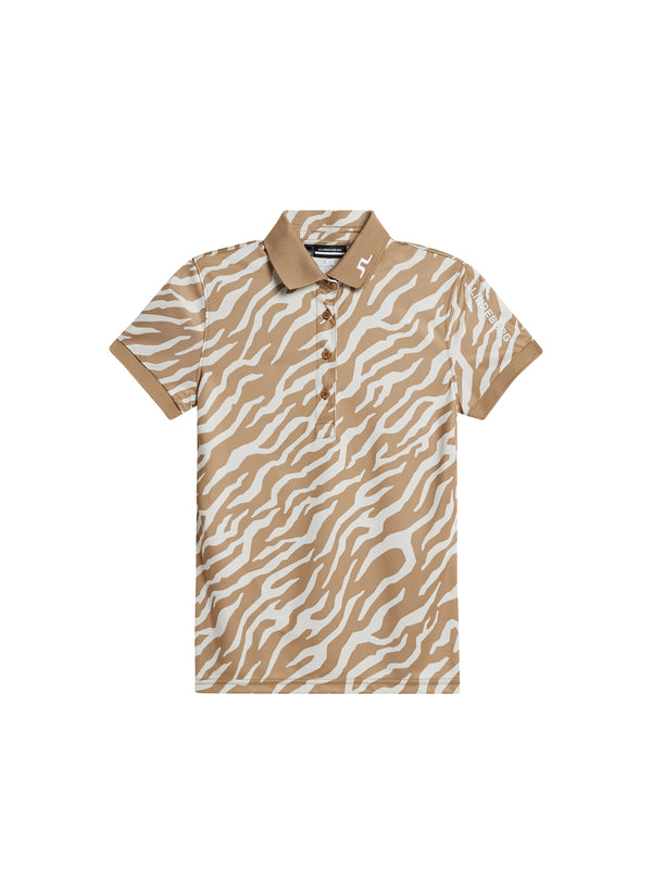 Tour Tech Print Polo / Tour Tiger Tigers Eye M