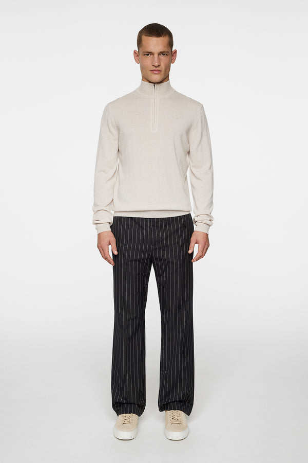 Kiyan Merino Quarter Zip / Moonbeam