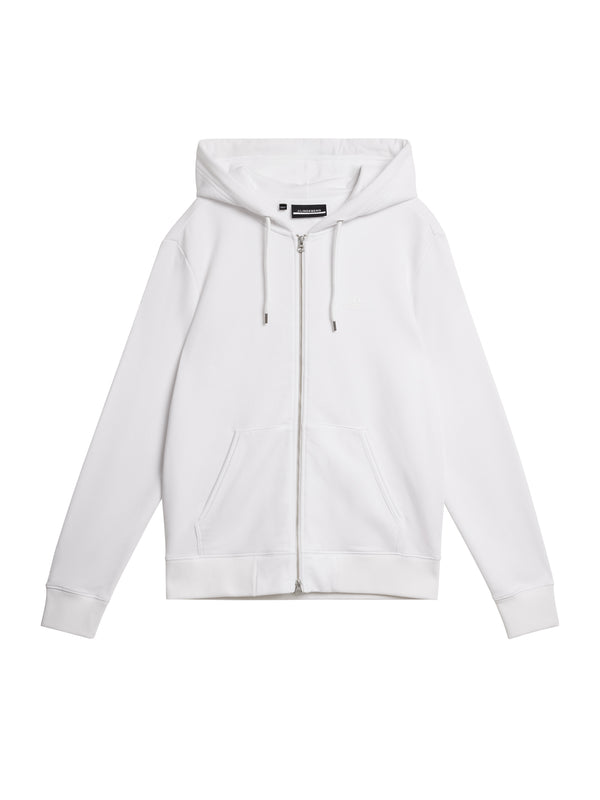 Alpha Zip Hood / White