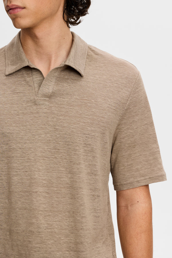 Roy Linen Polo / Brindle