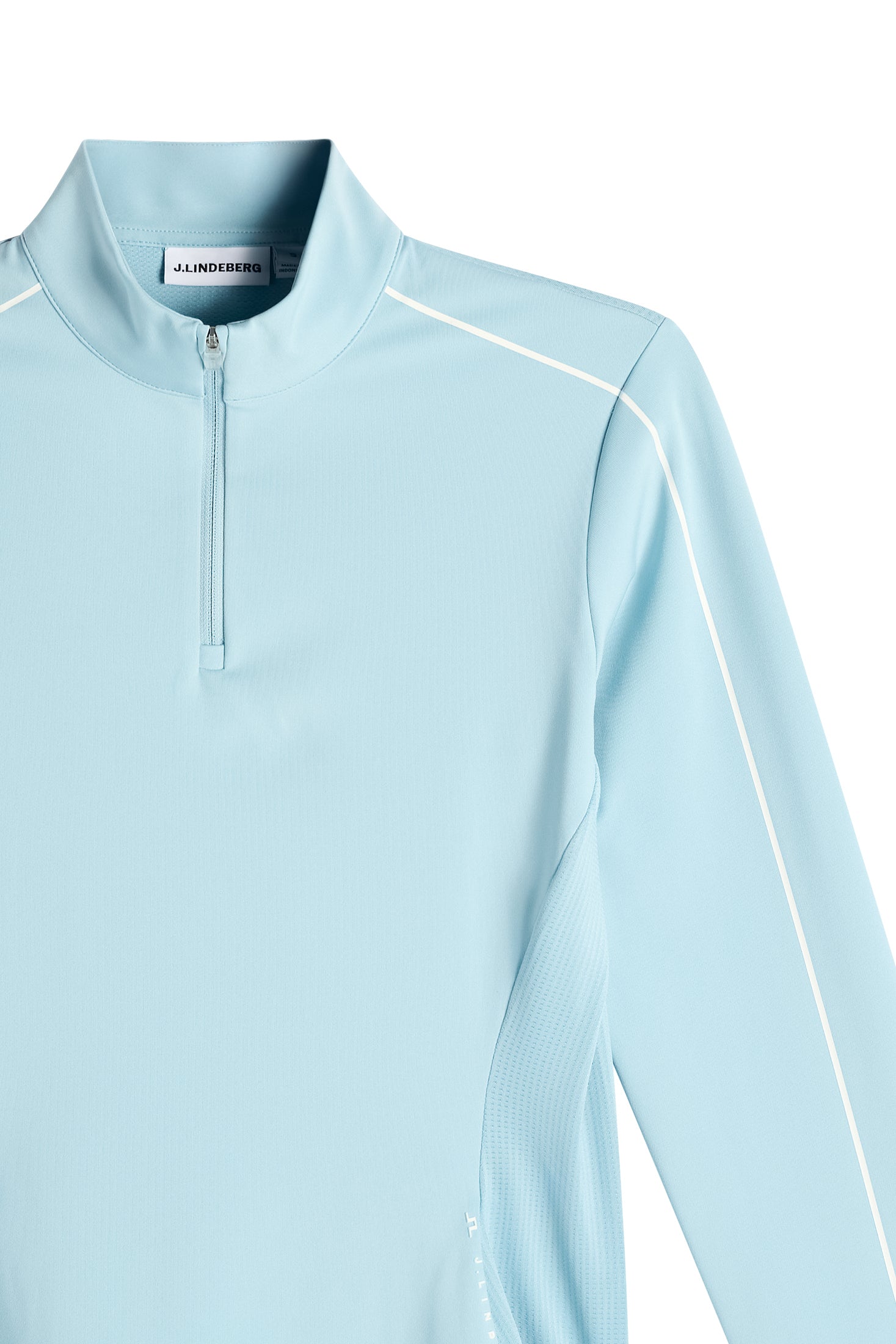 Adiola Quarter Zip Mid Layer / Forget-Me-Not | J.Lindeberg Official