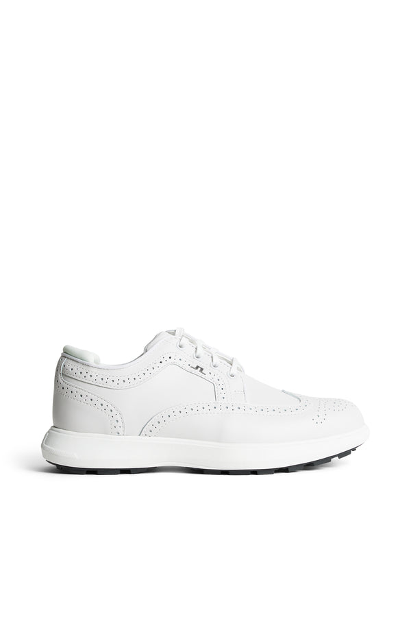 Fairway Brogue Golf Sneaker W / White