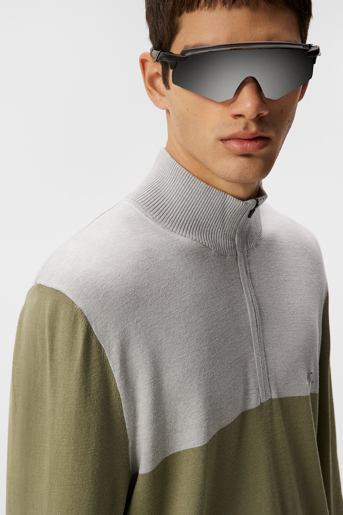 Jeff Knitted Sweater / Oil Green