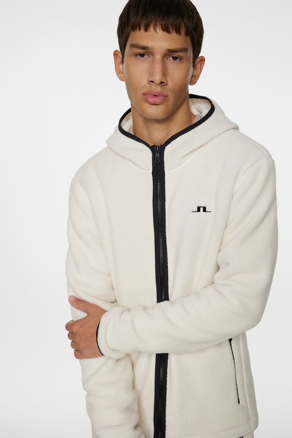 Seymor Fleece Zip Hood / Moonbeam