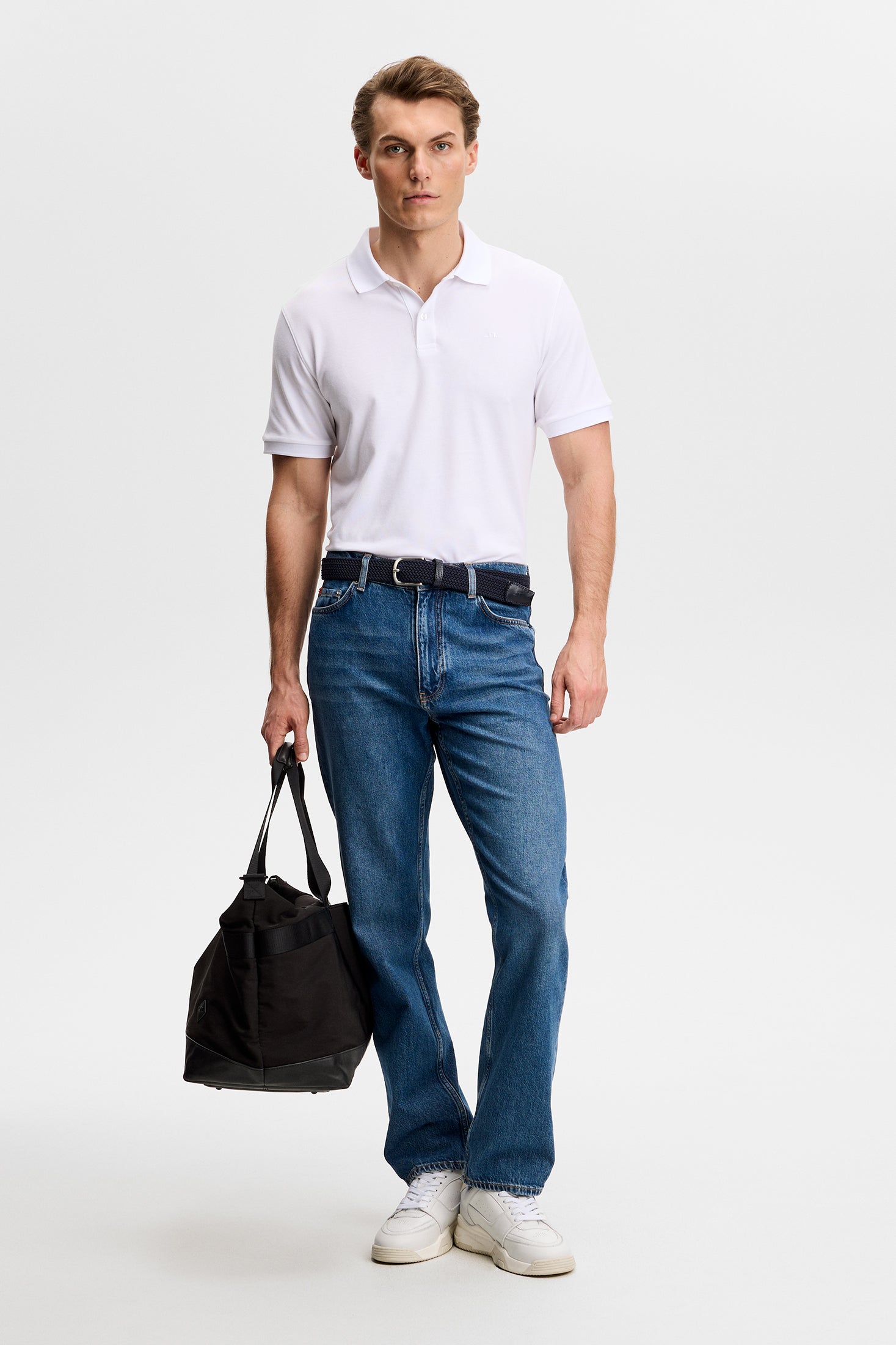 Verse Polo / White | J.Lindeberg Official