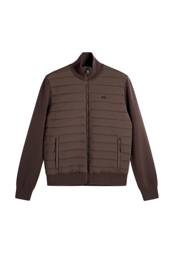 Boen Knit Hybrid Jacket / Seal Brown