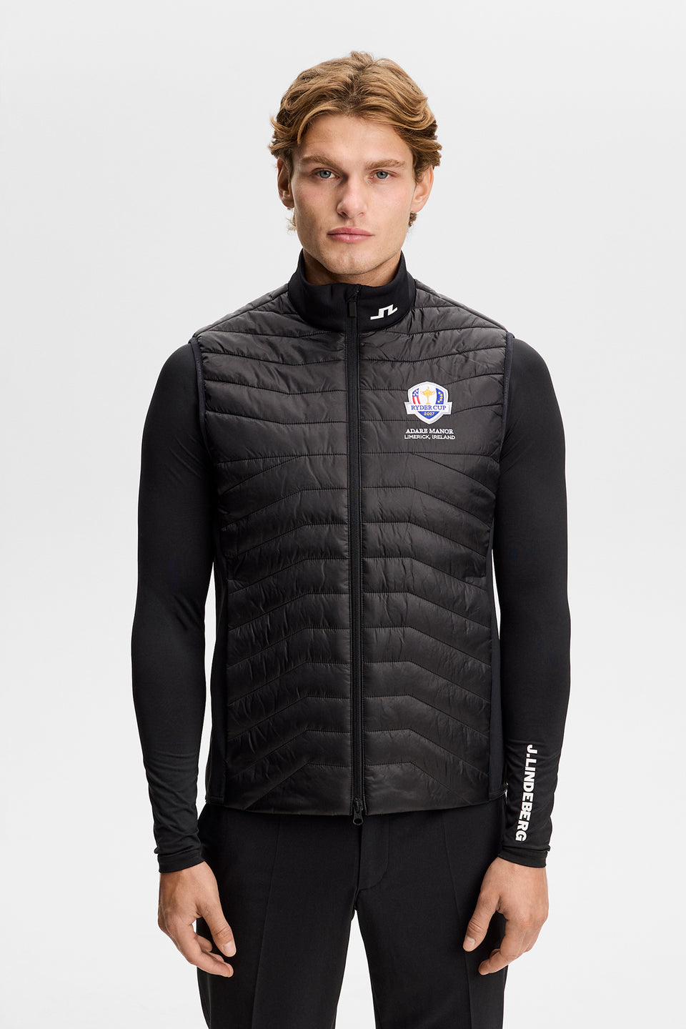 Heyden Quilt Hybrid Vest / Black