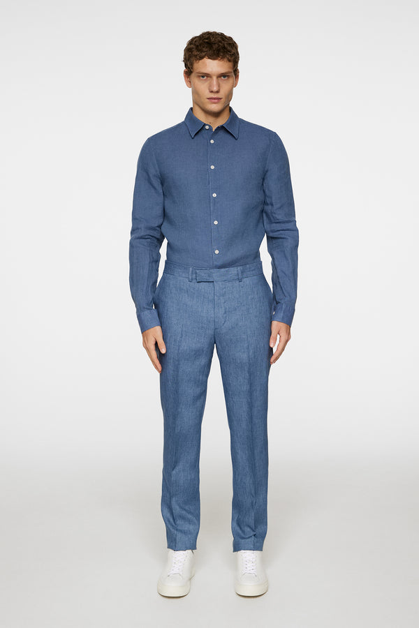 Grant Super Linen Pants / Rain Washed