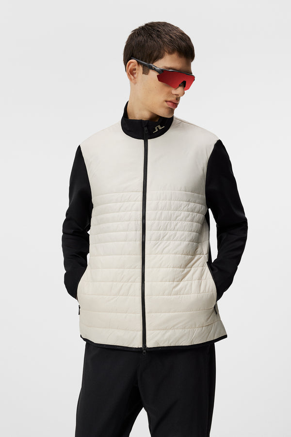 Martino Quilt Hybrid Jacket / Almond Milk