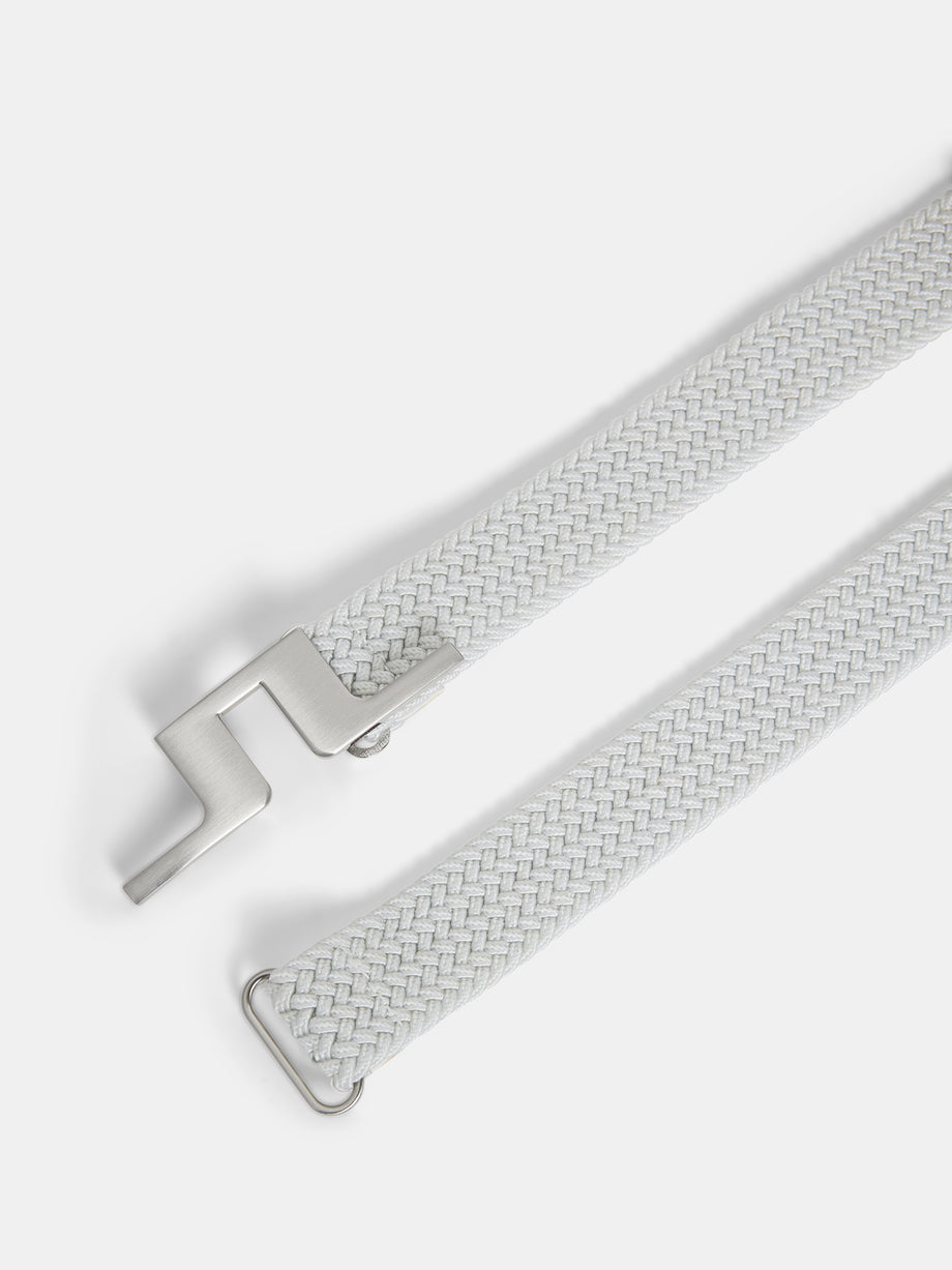 Lykke Braided Belt / White
