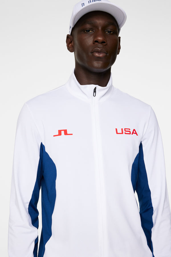 Constantin Full Zip / White