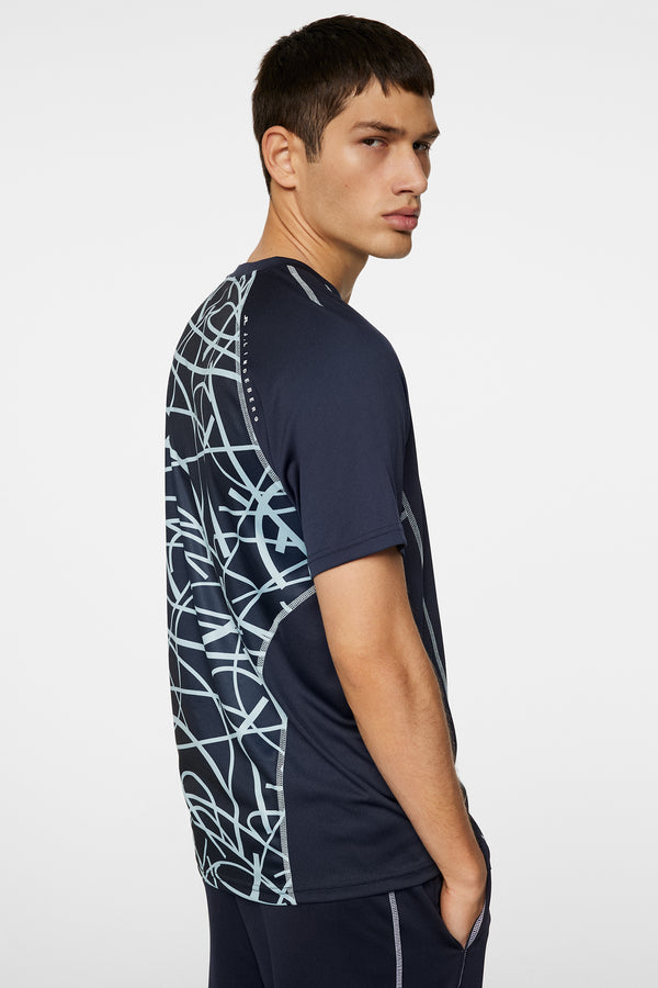Alfonso Printed T-shirt / JL Navy