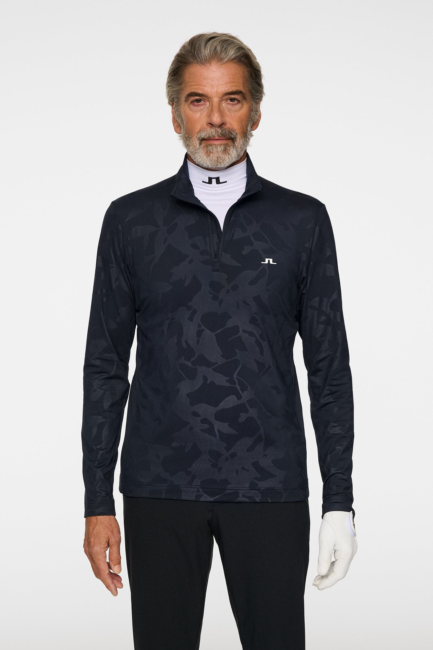 Luke Deboss Mid Layer / ORGANIC 1 - NAVY | J.Lindeberg Official