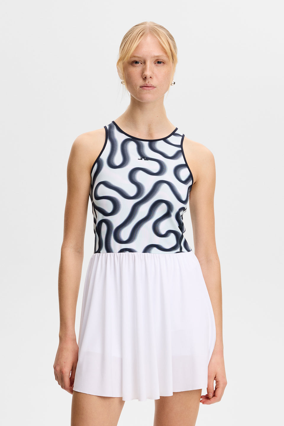 Sabrina Print Dress / Rally Skylight M