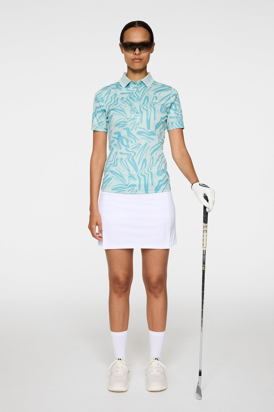 Georgia Print Polo / Scribble Stillwater