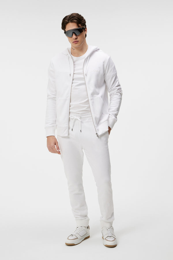 Alpha Zip Hood / White