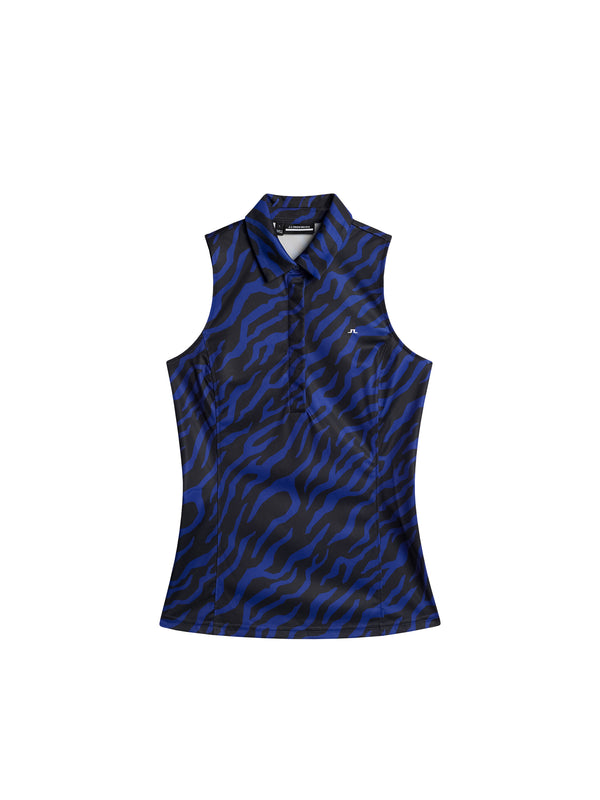 Dena Print Sleeveless Top / Tour Tiger Clematis M