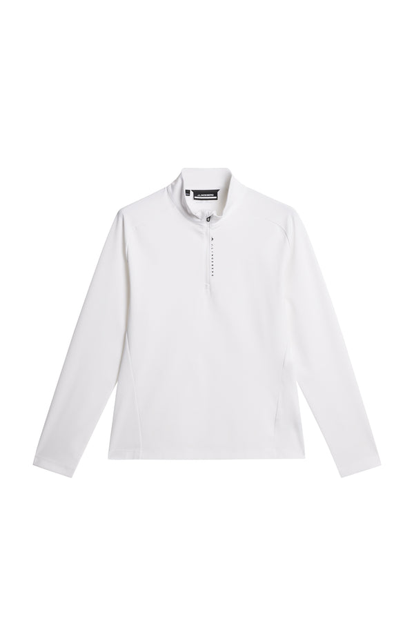 Mathias Zip Mid Layer / White