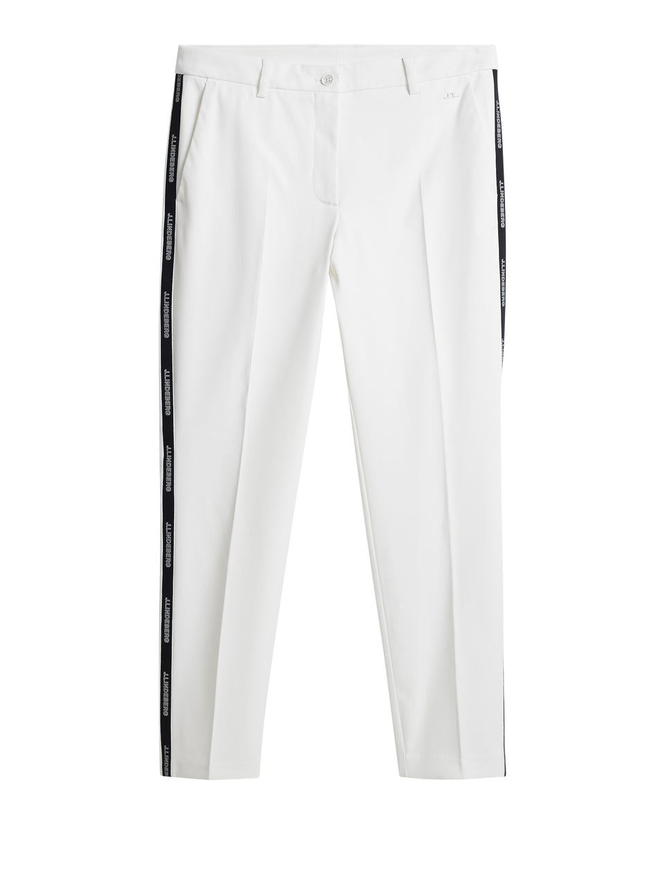 Meghan Side Stripe Pant / White