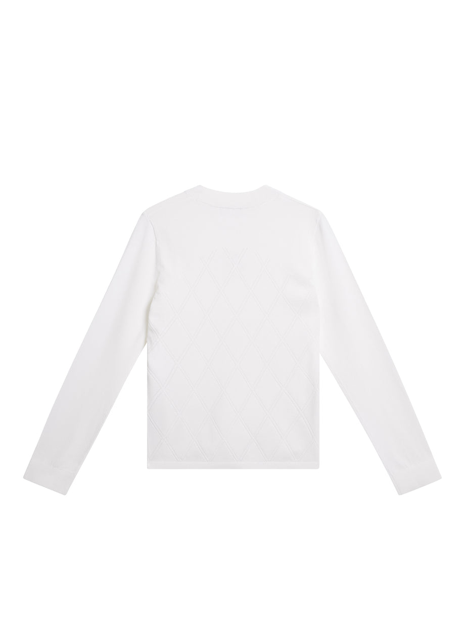 Meadow Knitted Sweater / White