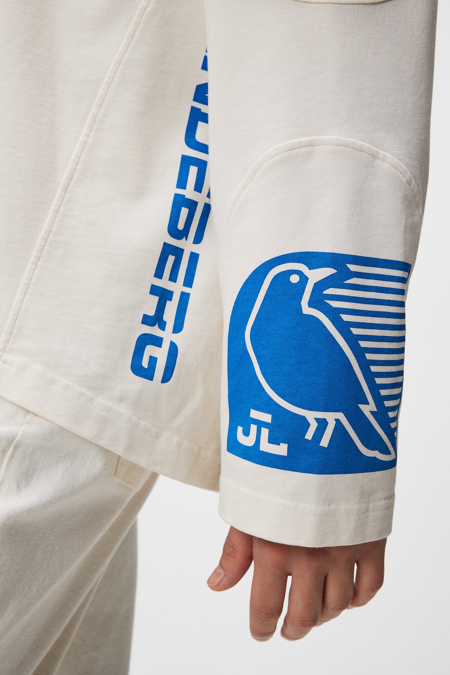 Derk Longsleeve Moto Tee / Cloud White – J.Lindeberg EU