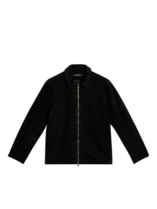 Jonah WR Suede Overshirt / Black