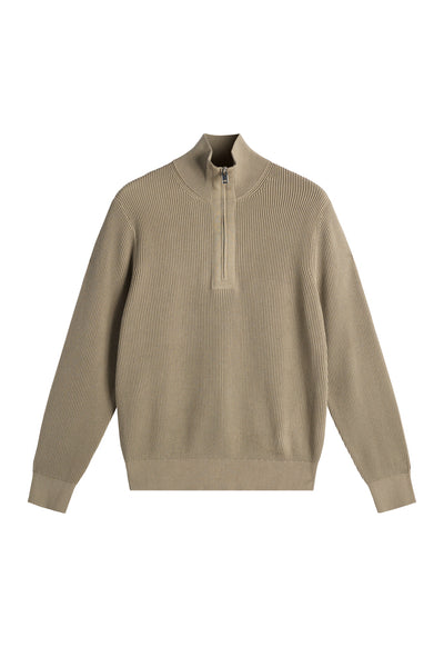Alex Half Zip Knitted Sweater / Brindle | J.Lindeberg Official