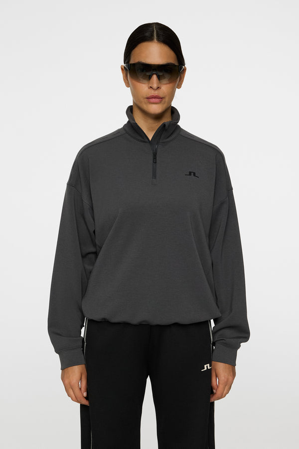 Airy Zip Sweatshirt / Asphalt