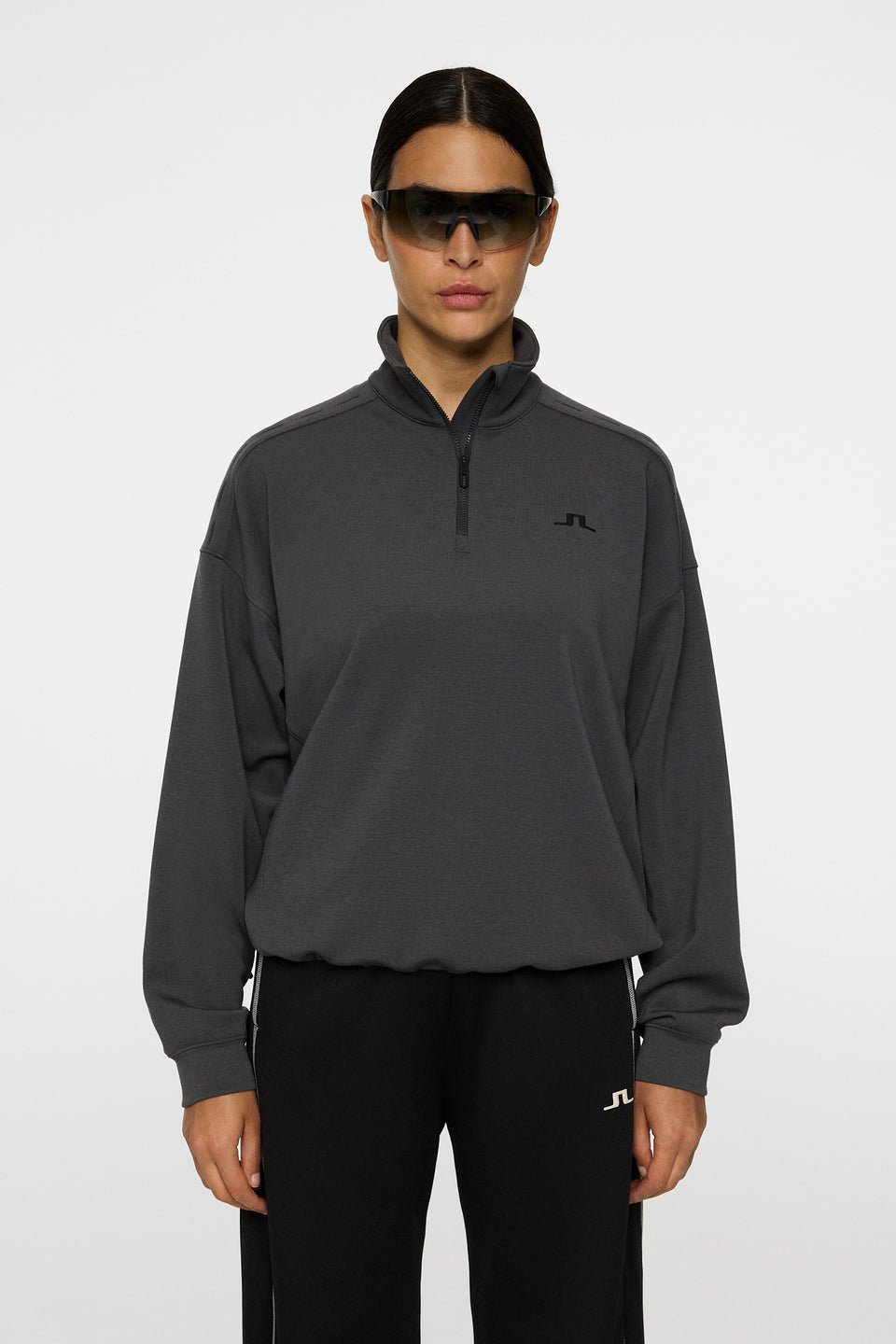 Airy Zip Sweatshirt / Asphalt