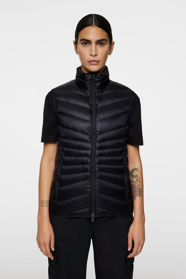 Lara Light Down Vest / Black